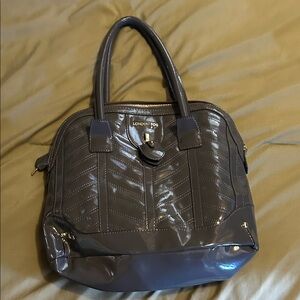 London Fog Charcoal Satchel Bag